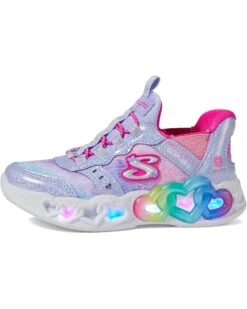 SKECHERS KIDS Infinite Heart Lights - Eternal Shimmer 303755L (Little Kid/Big Kid) | Sneakers & Athletic Shoes -Shoe Kids Shop 71DFEitL5rL. AC SR736920