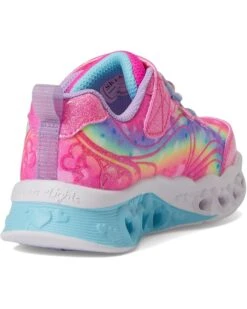 SKECHERS KIDS Flutter Heart Lights - Groovy Swirl 303253L (Little Kid/Big Kid) | Sneakers & Athletic Shoes -Shoe Kids Shop 71GQ3fdOIbL. AC SR736920