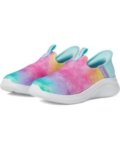 SKECHERS KIDS Hands Free Slip-Ins Ultra Flex 3.0 - Pastel Cloud (Toddler) | Sneakers & Athletic Shoes