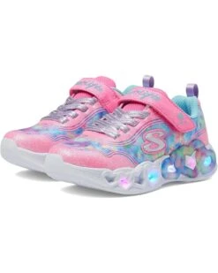 SKECHERS KIDS Infinite Heart Lights - Color Lovin (Little Kid/Big Kid) | Sneakers & Athletic Shoes -Shoe Kids Shop 71V my7 STL. AC SR736920