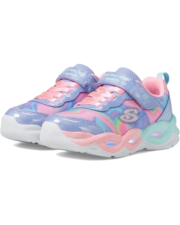 SKECHERS KIDS Twisty Glow - Sorbet Swirl 303716L Light Up Sneaker (Little Kid/Big Kid) | Sneakers & Athletic Shoes 3 SKECHERS KIDS Twisty Glow - Sorbet Swirl 303716L Light Up Sneaker (Little Kid/Big Kid) | Sneakers & Athletic Shoes