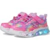 SKECHERS KIDS Flutter Heart Lights - Groovy Swirl 303253L (Little Kid/Big Kid) | Sneakers & Athletic Shoes -Shoe Kids Shop 71sSXAUCDiL. AC SR736920