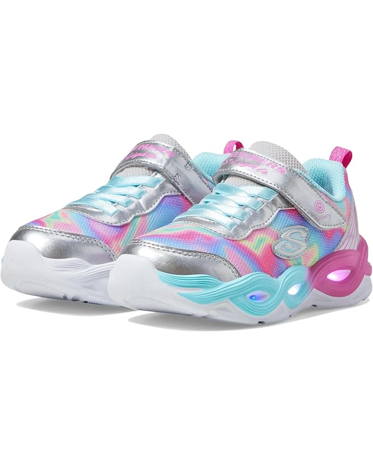SKECHERS KIDS Twisty Glow - Sorbet Swirl 303716L Light Up Sneaker (Little Kid/Big Kid) | Sneakers & Athletic Shoes 9 SKECHERS KIDS Twisty Glow - Sorbet Swirl 303716L Light Up Sneaker (Little Kid/Big Kid) | Sneakers & Athletic Shoes - Image 7