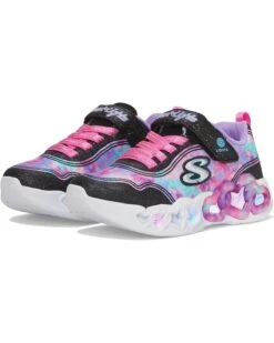SKECHERS KIDS Infinite Heart Lights - Color Lovin (Little Kid/Big Kid) | Sneakers & Athletic Shoes